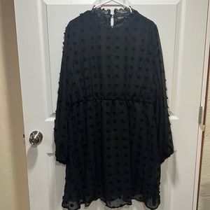 SHEIN curve 2X black dress